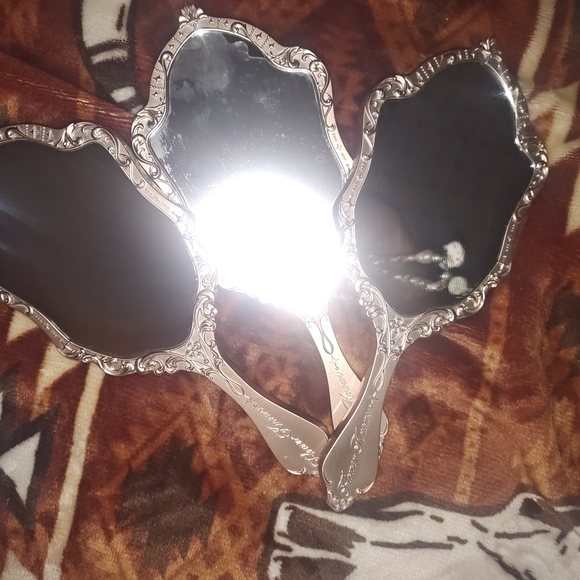 Flower Knows Vintage Hand Mirror Set - Black, Pink, Silver - Picture 3 of 3